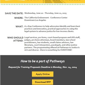 Emails: Pathways to Justice Conference